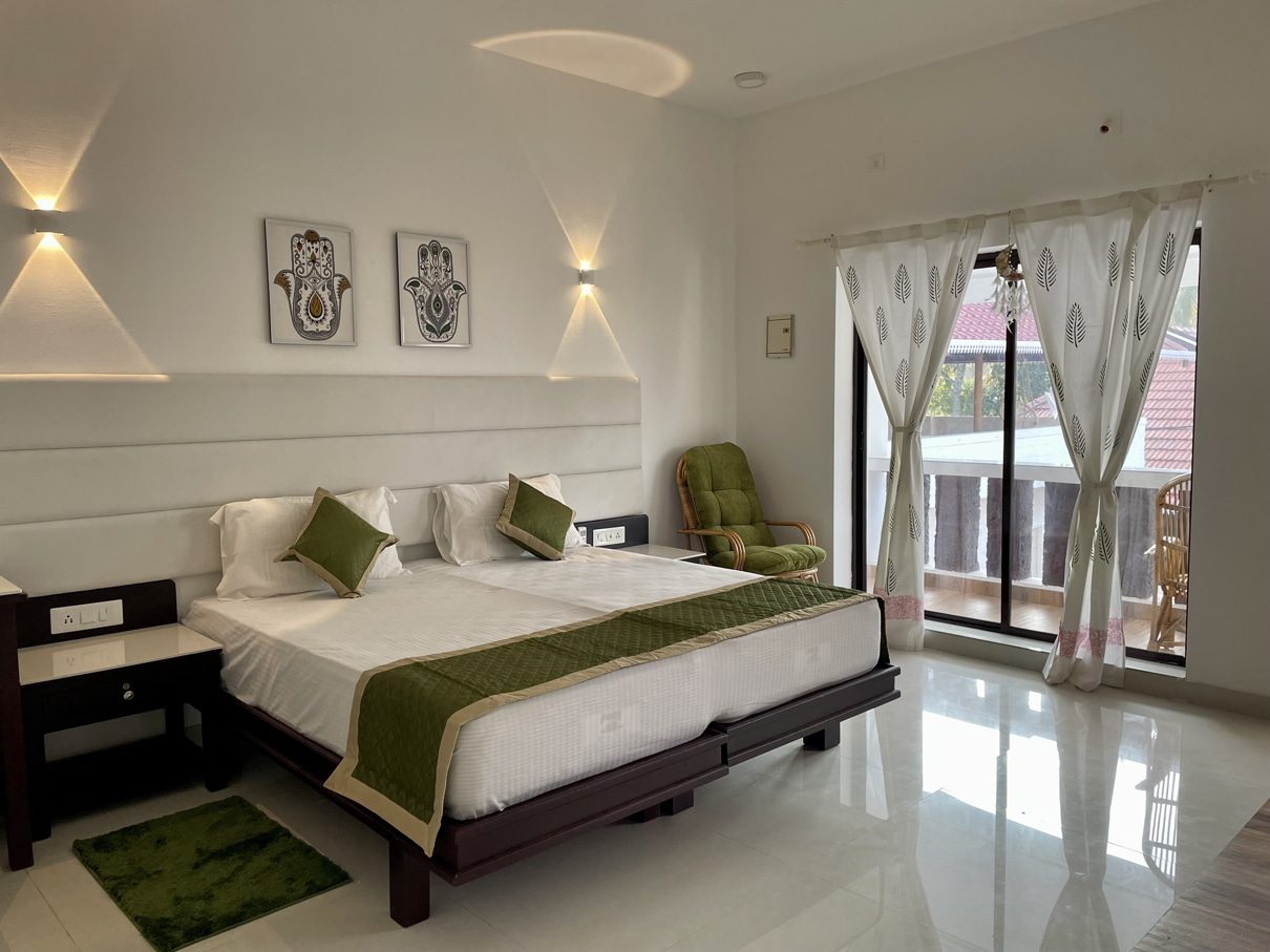 Guest Bedroom With Garden View At Veda5 Ayurveda Living Village