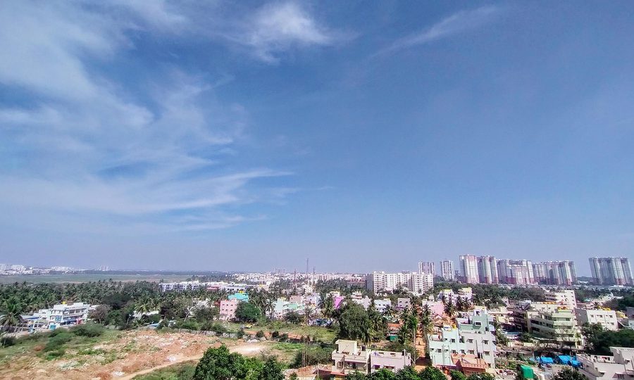 Bengaluru city skyline
