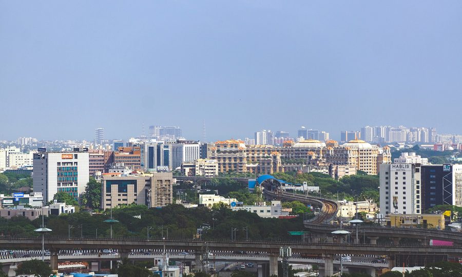 Chennai city skyline
