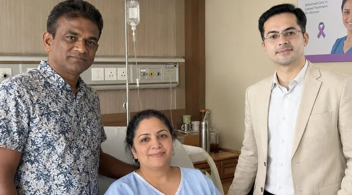 Ms. Patricia Mohammed From Trinidad and Tobago After Radical Hysterectomy Surgery In India