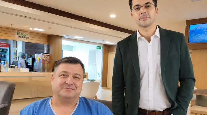 Mr. Adrian Popa From Romania After Revision Bariatric Surgery In India