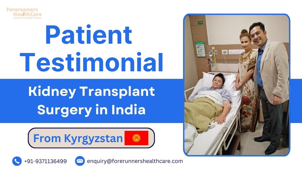 Mrs. Nazgul Anikeeva from Kyrgyzstan after kidney transplant surgery